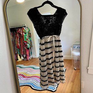 Vintage Y2K Betsey Johnson Crochet Dress